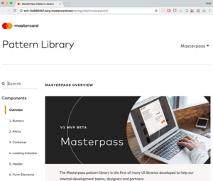 Mastercard Pattern Library Home